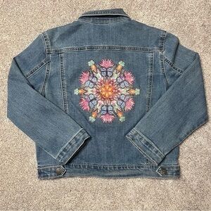 Disney Encanto girls size large 10/12 denim jacket